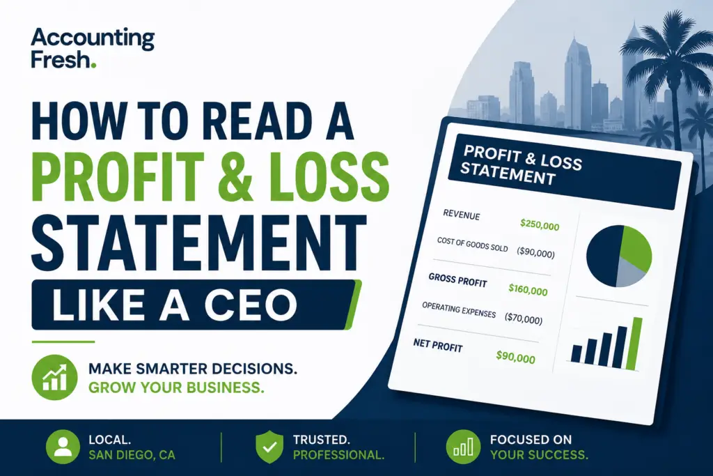 How to Read a Profit and Loss Statement Like a CEO!